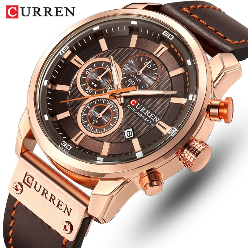 Top Brand Luxury Chronograph Quartz Watch Men Sports Watches Military Army Male Wrist Watch Clock CURREN relogio masculino