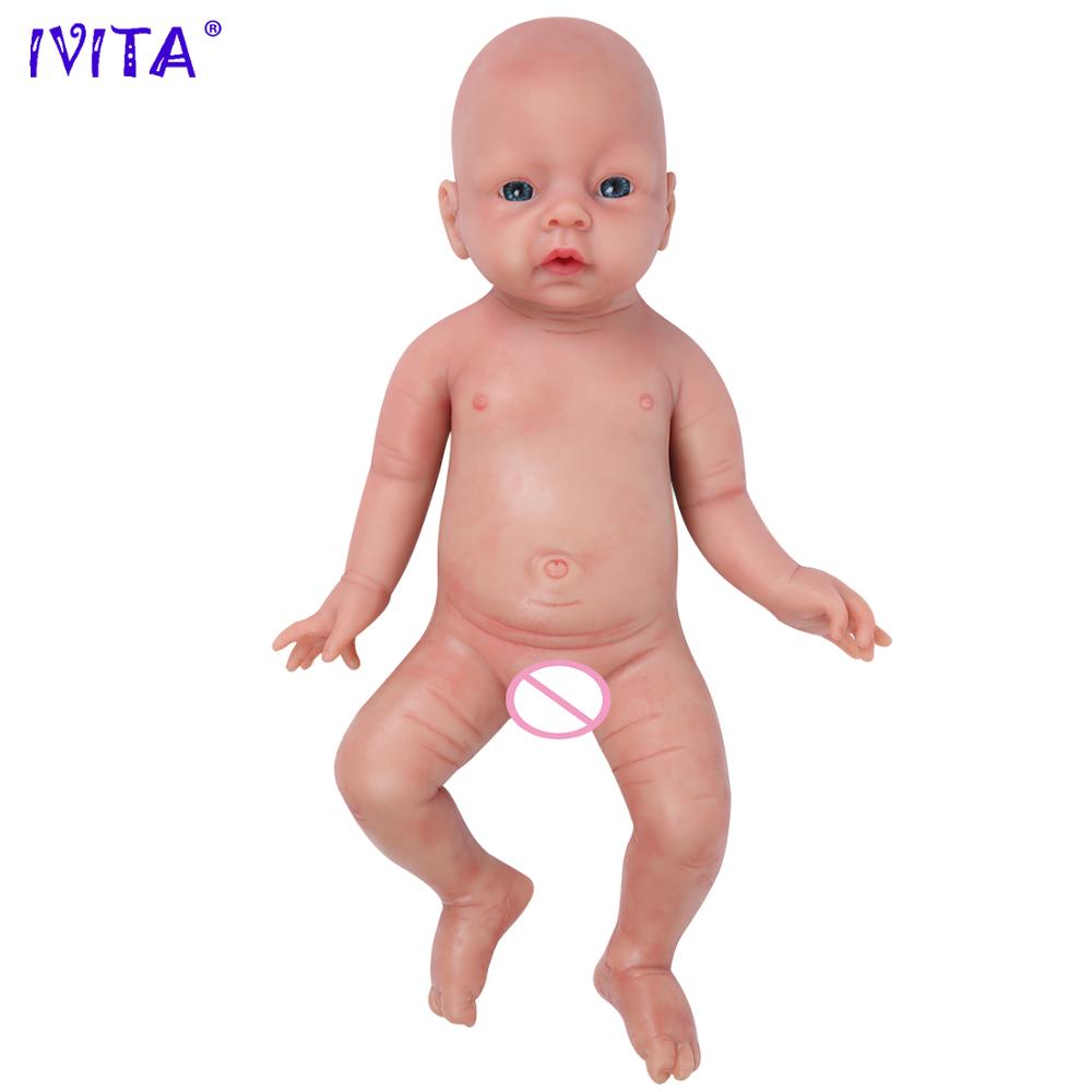 IVITA WG1506 51cm (20") 3.2kg Silicone Reborn Baby Realistic Toddler Lifelike Bebe Early Education Toy Simulated for Children