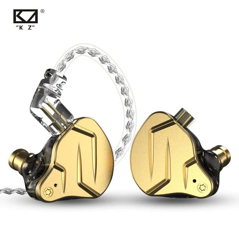 KZ ZSN Pro X Metal Earphones 1BA+1DD Hybrid Technology HIFI Bass Earbuds In Ear Monitor Headphone Sport Noise Cancelling Headset