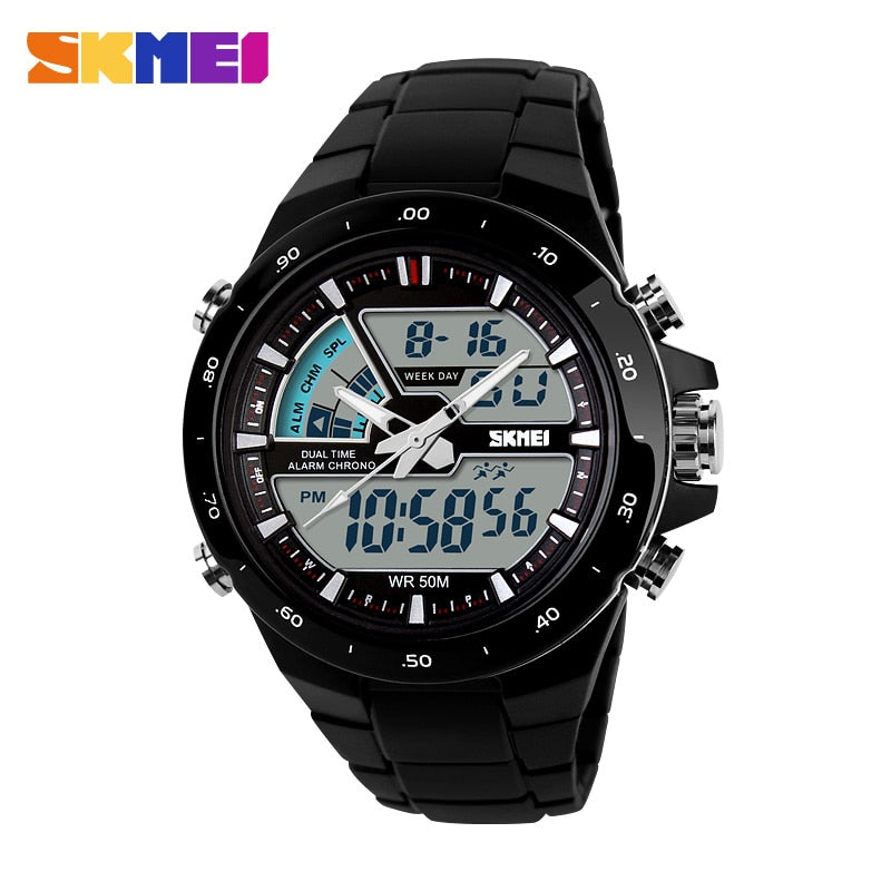 SKMEI Brand Casual Men Sports Watches Digital Quartz Women Fashion Dress Wristwatches LED Dive Military Watch relogio masculino