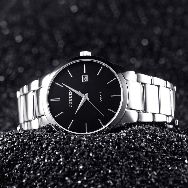 2018 Fashion CURREN Watches Sport Steel Clock Top Quality Military Men's Male Luxury Gift Wrist Quart Watches relogio masculino