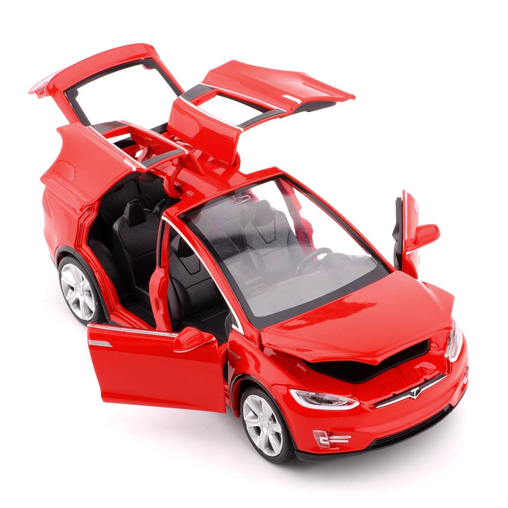 1:32 Tesla MODEL X Alloy Car Model Diecasts & Toy Vehicles Toy Cars Free Shipping Kid Toys For Children Christmas Gifts Boy Toy