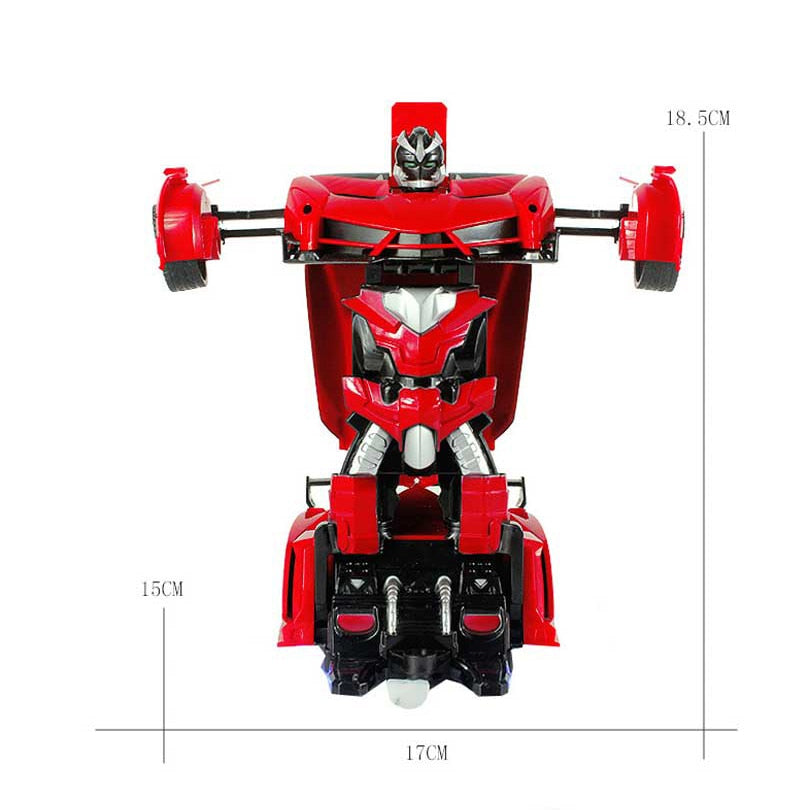 2In1 RC Car Sports Car Transformation Robots Models Remote Control Deformation Car RC fighting toy KidsChildren's Birthday GiFT