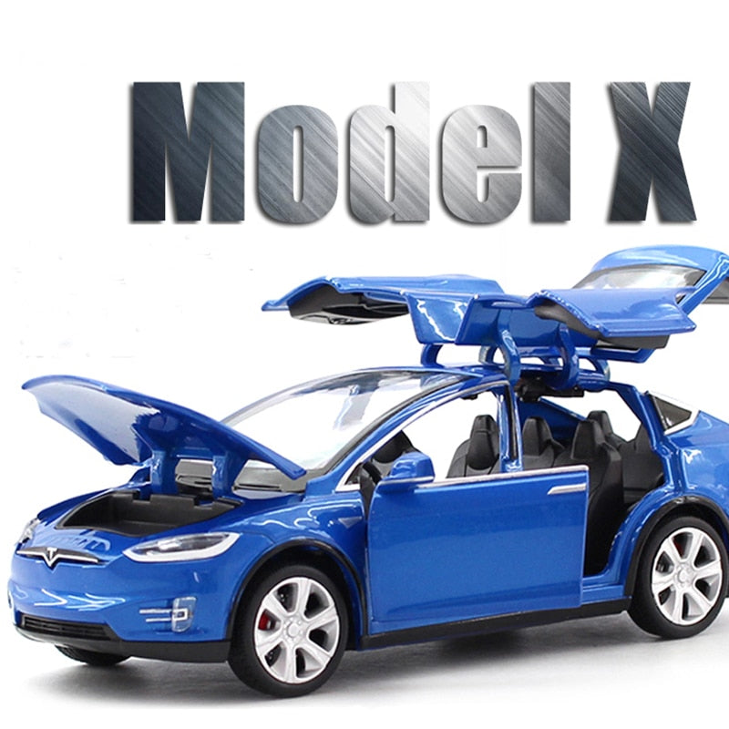 1:32 Tesla MODEL X Alloy Car Model Diecasts & Toy Vehicles Toy Cars Free Shipping Kid Toys For Children Christmas Gifts Boy Toy