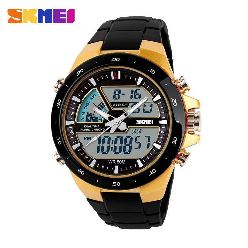 SKMEI Brand Casual Men Sports Watches Digital Quartz Women Fashion Dress Wristwatches LED Dive Military Watch relogio masculino