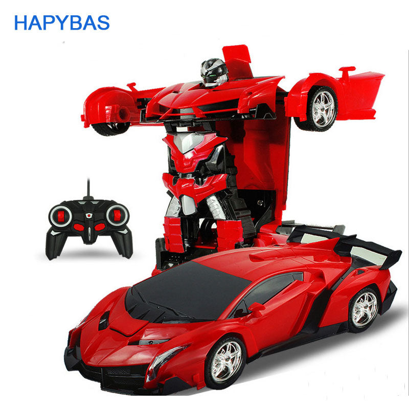 RC Car Transformation Robots Sports Vehicle Model  Drift Car  Toys Cool Deformation Car Kids Toys  Gifts For Boys