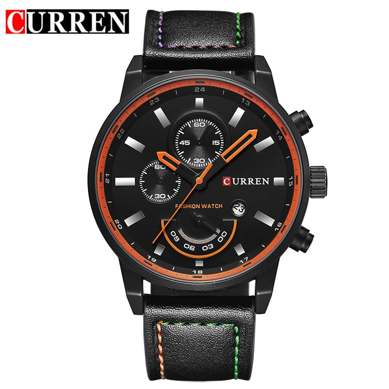 CURREN Quartz Watch Men Watches Top Brand Luxury Famous Wristwatch Male Clock Wrist Watch Quartz-watch Relogio Masculino
