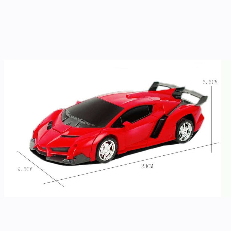 2In1 RC Car Sports Car Transformation Robots Models Remote Control Deformation Car RC fighting toy KidsChildren's Birthday GiFT