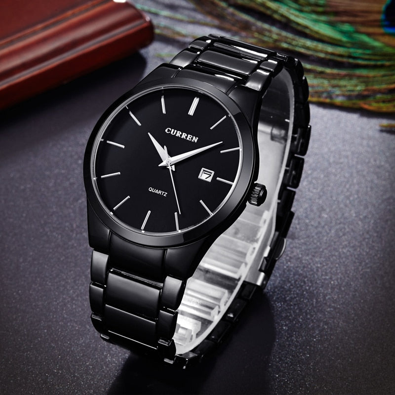 2018 Fashion CURREN Watches Sport Steel Clock Top Quality Military Men's Male Luxury Gift Wrist Quart Watches relogio masculino