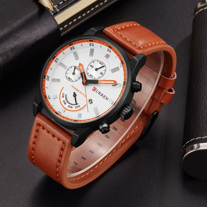 CURREN Quartz Watch Men Watches Top Brand Luxury Famous Wristwatch Male Clock Wrist Watch Quartz-watch Relogio Masculino