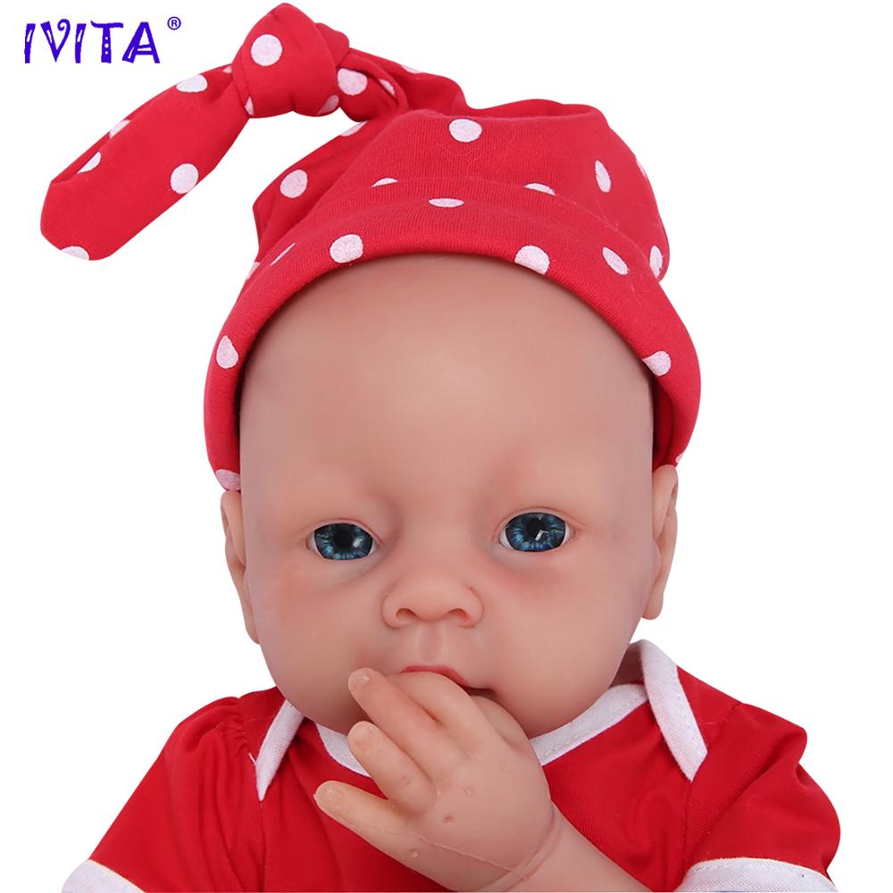 IVITA WG1506 51cm (20") 3.2kg Silicone Reborn Baby Realistic Toddler Lifelike Bebe Early Education Toy Simulated for Children