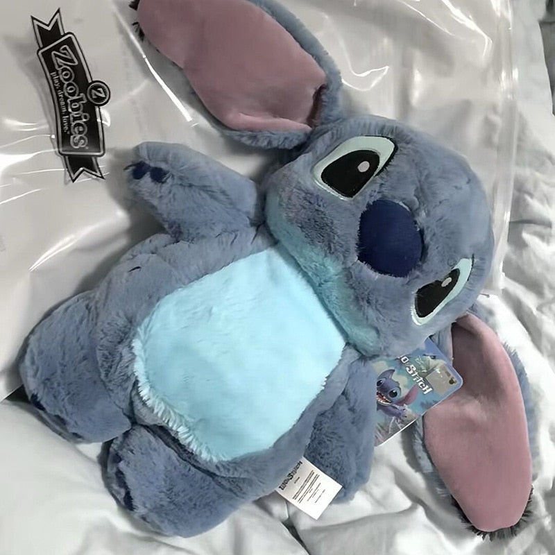 Disney Anime Hobby Stitch Winter Extra Large Plush Hot Water Bottle Women's Home Water Filling Hand Warmer Gifts for Girlfriend