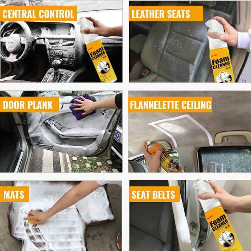 New Multi-Purpose Foam Cleaner Rust Remover Cleaning Car House Seat Car Interior Accessories Home Kitchen Cleaning Foam Spray