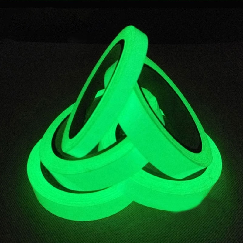 Luminous Tape 3MX15mm Self-adhesive Tape Night Vision Glow In Dark Safety Warning Security Stage Home Decoration Tapes