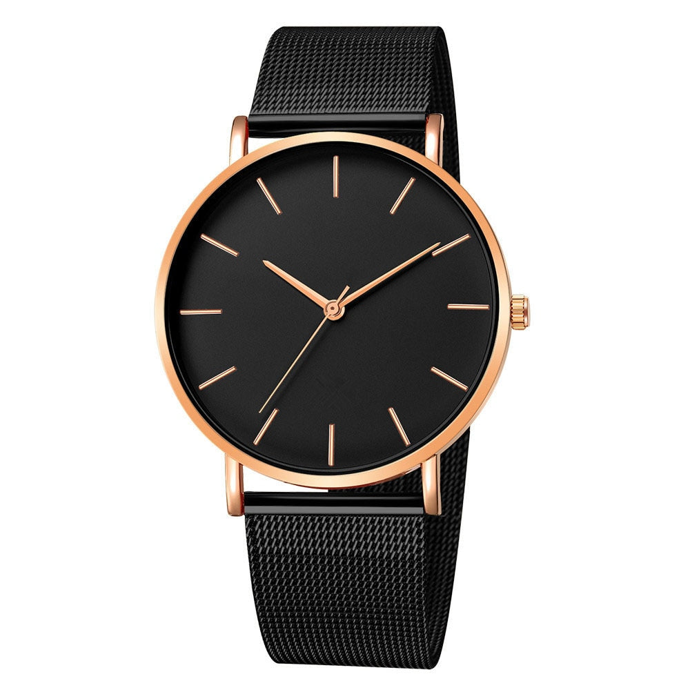 Women Watch Rose Gold Montre Femme 2023 Mesh Belt Ultra-thin Fashion Relojes Para Mujer Luxury Wrist Watches Reloj Muje