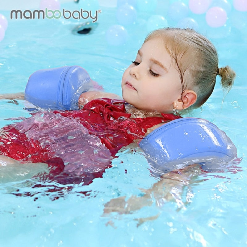 Mambobaby Baby Float Swimming Ring Aid Vest With Arm Wings  Swimming Floats Swim Trainer Non-Inflatable Buoy For Beach Pool