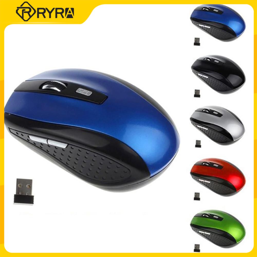 RYRA Gaming Wireless Mouse  Ergonomic Mouse 6 Keys 2.4GHz Mause Gamer Computer Mouse Mice For Gaming Office