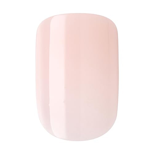 KISS Bare But Better TruNude Fake Nails Nude Nail Shades Manicure Set, Nudies', 28 Chip Proof, Smudge Proof Glue-On Nails