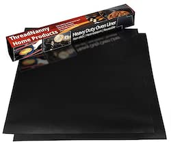 Thick Heavy Duty Oven Liners for Bottom of Oven | 2 Pack Non Stick Oven Liners for Bottom of Electric Oven | Reusable Oven Mat Kitchen Accessories | Oven Liner for Electric Gas Grill BPA and PFOA Free