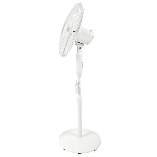 Hurricane Supreme Oscillating Stand Fan w/ Remote 16 in - White