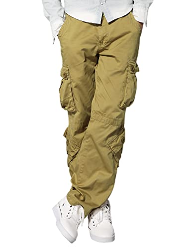 Match Men's Wild Cargo Pants #3357(Khaki,34)