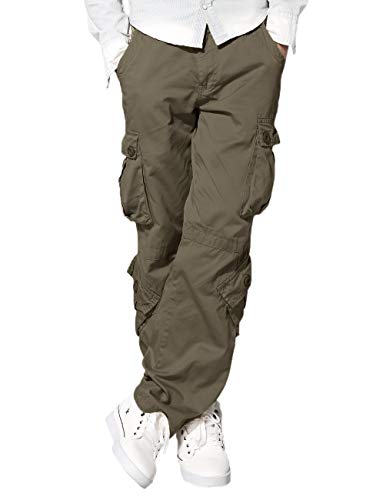 Match Men's Wild Cargo Pants(Light Khaki,30)