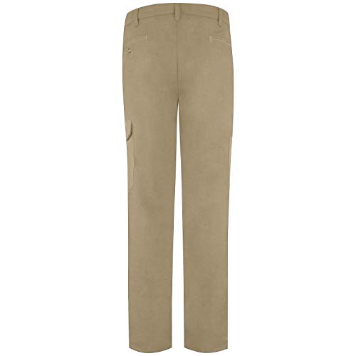 Bulwark Men's Lightweight FR Cargo Pant, Khaki, 30W x 34L