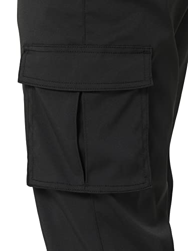 Lee Men's Extreme Motion Synthetic Cargo Pant, Black, 30W x 32L