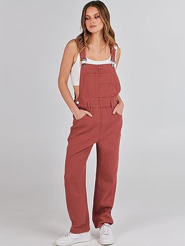 ANRABESS Womens Overalls 2023 Denim Jumpsuits Summer Adjustable Strap Cuffed Hem Distressed Stretchy Jean Rompers Spring Casual Trendy Vacation Travel Outfits Bib Shortalls 1154xiuhong-S