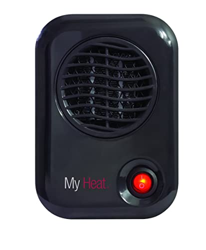 Lasko MyHeat Personal Mini Space Heater for Home with Single Speed, 6 Inches, Black, 200W, 100