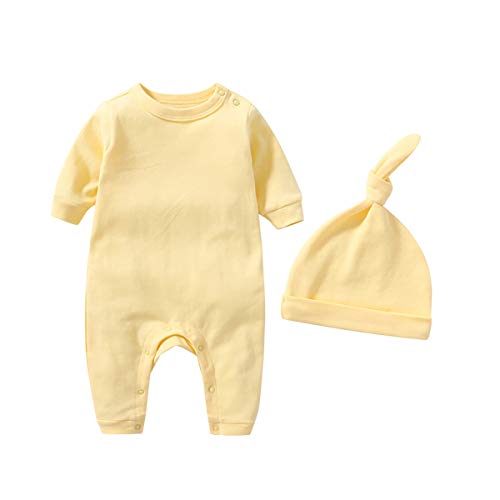 Baby Orangic Cotton Jumpsuit Comfort Christening Clothes Romper+Bib+Hat+Gloves+Shoes+Napkin for 0-3 Month Infant