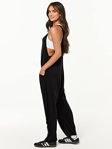 ANRABESS Women's Overalls Summer Casual Loose Baggy Stretchy Jumpsuit Romper 2023 Fashion Trendy Outfits Spring Clothes Onesie Jumper 949heise-XL