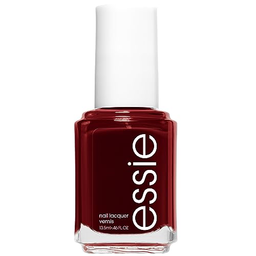 essie Salon-Quality Nail Polish, 8-Free Vegan, Deep Red Wine, Bordeaux, 0.46 fl oz