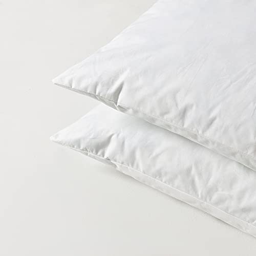 basic home 26x26 Euro Pillow Inserts-Shredded Memory Foam Fill-High Density Throw Pillow Inserts with Long Support-Home Couch Hotel Collection-Cotton Fabric-2 Pack