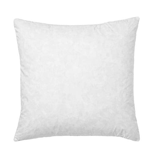 basic home Euro Pillow Inserts 30x30-Feather and Down Fill - Cotton Fabric