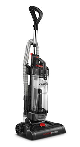 Eureka Upright FloorRover Bagless Pet Vacuum Cleaner, Swivel Steering for Carpet and Hard Floor, Graphite Grey