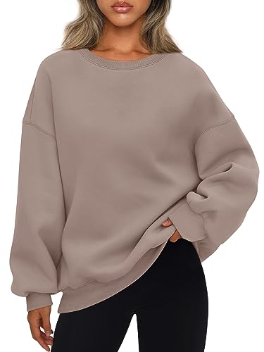 EFAN Womens Fashion 2023 Fall Outfits Oversized Sweatshirts CrewNeck Pullover y2k Hoodies Teen Girls Sweaters