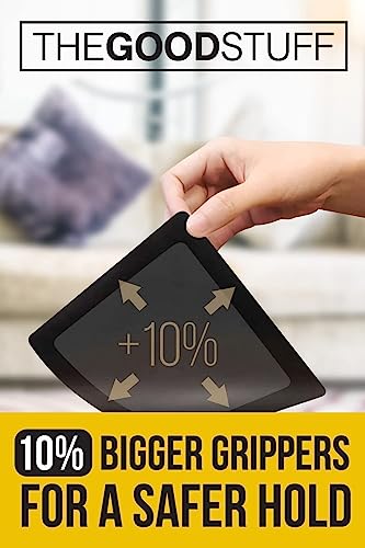 Rug Grippers for Hardwood Floors - 12 Pack of Rug Grippers for Area Rugs - Make Your Runner or Rug Grip to Flooring - Anti Slip Rug Grippers for Tile Floors, Rug Grips for Hardwood Floors