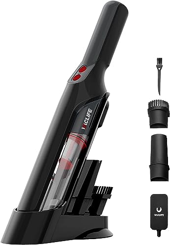 VacLife Cordless Handheld Vacuum - High-Efficiency Hand Vacuum with Top-Class Strong Suction, Lightweight Ideal for Car & Home, Black&Red (VL766)