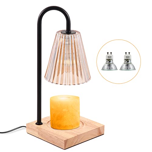 BATONE Luxurious Candle Warmer Lamp with Timer - Transform Your Home Into A Blissful Retreat - 2 Bulbs