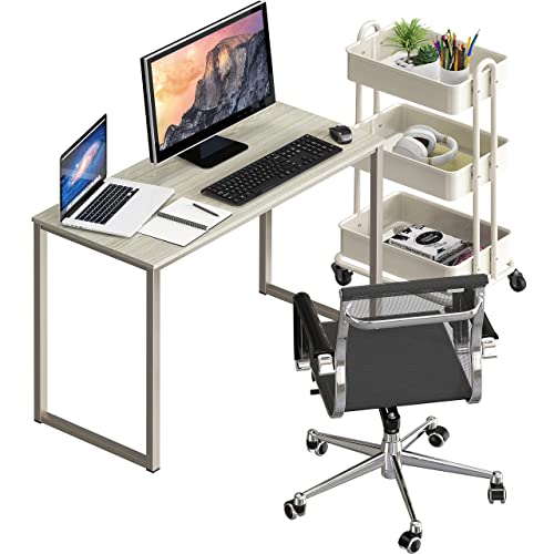 SHW Home Office 32-Inch Computer Desk, Maple