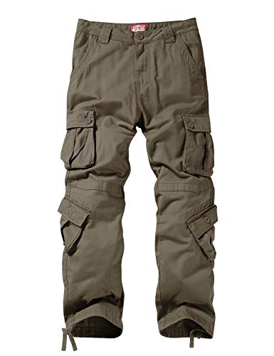 Match Men's Wild Cargo Pants(Light Khaki,30)