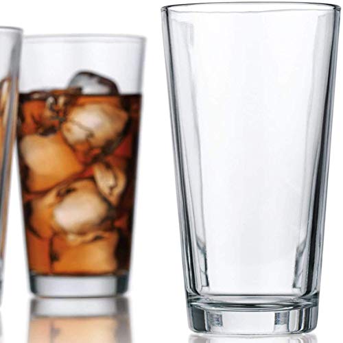 Home Essentials & Beyond Drinking Glasses Set Of 10 Highball Glass Cups 15.7 Oz Beer Glasses, Water, Juice, Cocktails, Iced Tea, Bar Glasses. Dishwasher Safe.