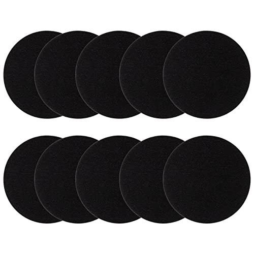 10 Pack Charcoal Filters for Kitchen Compost Bin, Compost Filters for Countertop Bin Pail Replacement, Activated Charcoal Home Bucket Refill Sets, Round 6.7 Inch