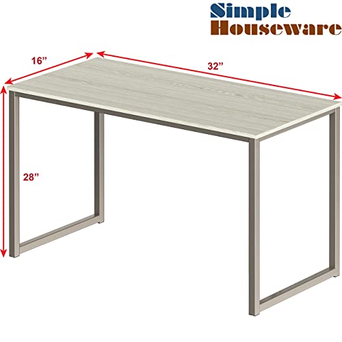 SHW Home Office 32-Inch Computer Desk, Maple