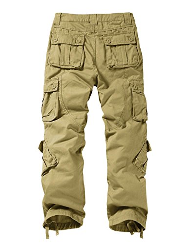 Match Men's Wild Cargo Pants #3357(Khaki,34)