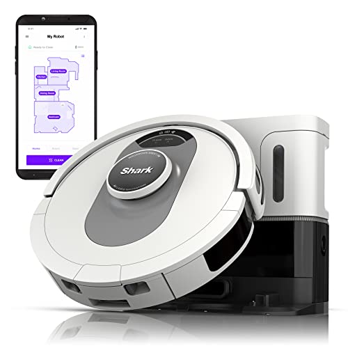 Shark AI Ultra Voice Control Robot Vacuum with Matrix Clean Navigation, Home Mapping, 60-Day Capacity, Self-Empty Base for Homes with Pets (Silver/Black)