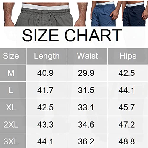 EndoraDore Mens Fashion Cargo Pants Multi Pocket Athletic Pants Casual Outdoor Trousers Loose Work Pants with Drawstring