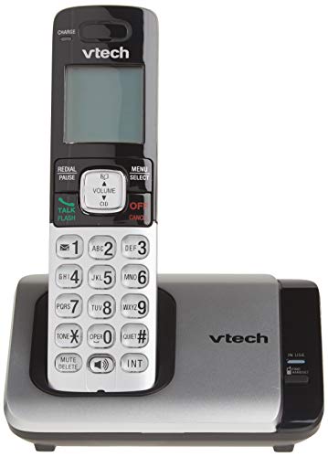 VTech CS6719-2 2-Handset Expandable Cordless Phone with Caller ID/Call Waiting, Handset Intercom & Backlit Display/Keypad, Silver