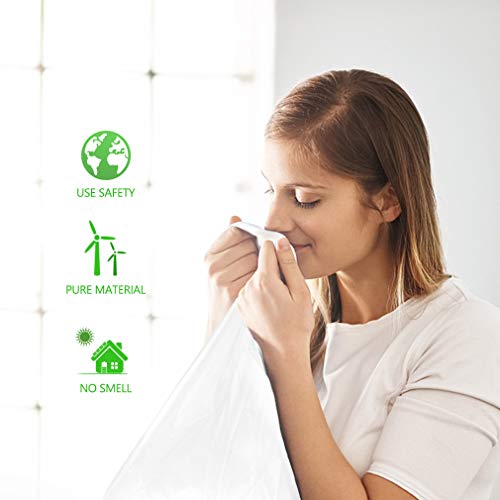 1.2 Gallon 80 Counts Strong Trash Bags Garbage Bags, Bathroom Trash Can Bin Liners, Small Plastic Bags for home office kitchen, fit 5-6 Liter, 0.8-1.6 and 1-1.5 Gal, Clear